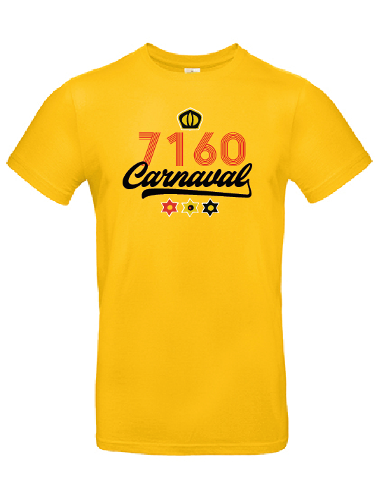 Tee shirt Carnaval jaune (XS)